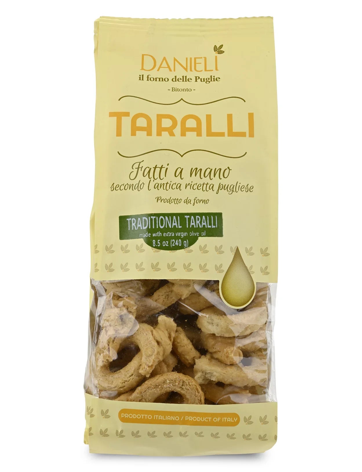 Taralli Tradizionali - Traditional Produced by: Danieli in Puglia, Italy