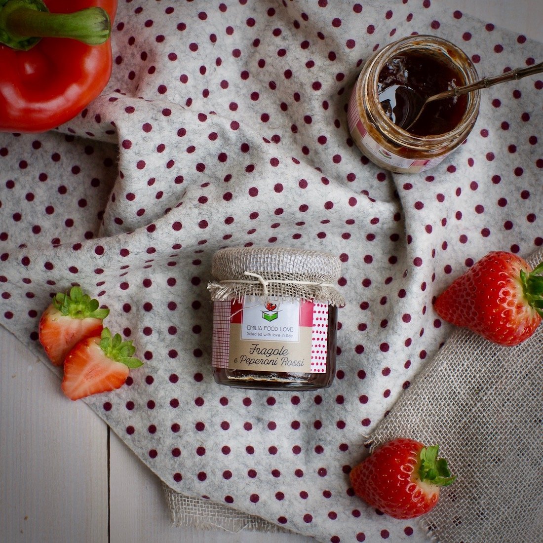 Pepper and Strawberry Compote