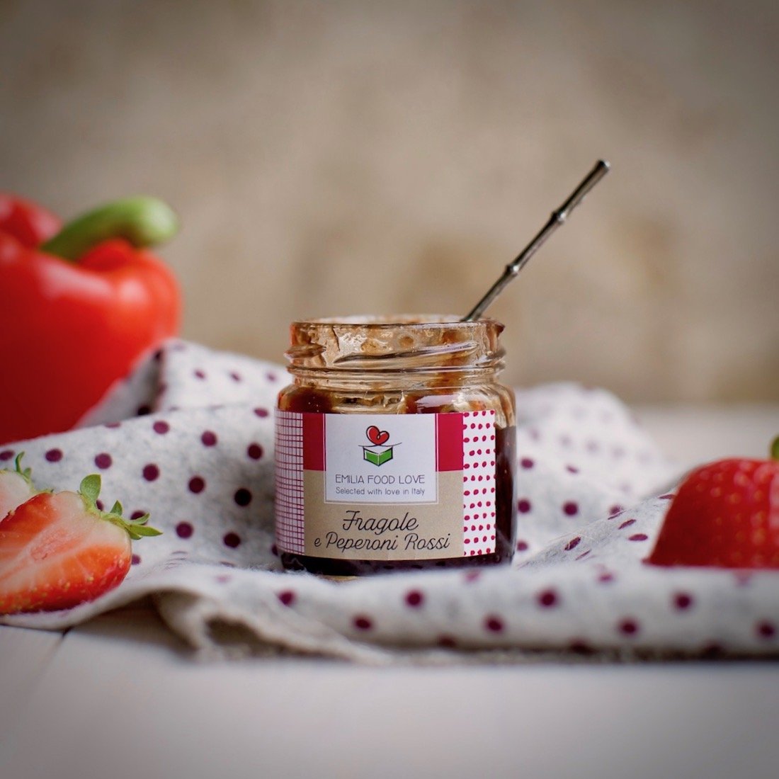 Pepper and Strawberry Compote
