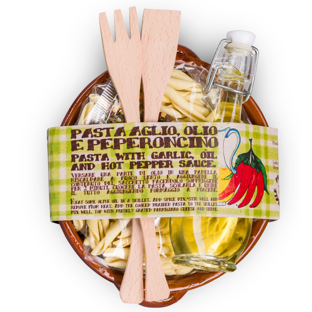 Artigiani dei Sapori, Pasta Gift Set Pasta with Garlic, Oil and Chili Pepper Sauce