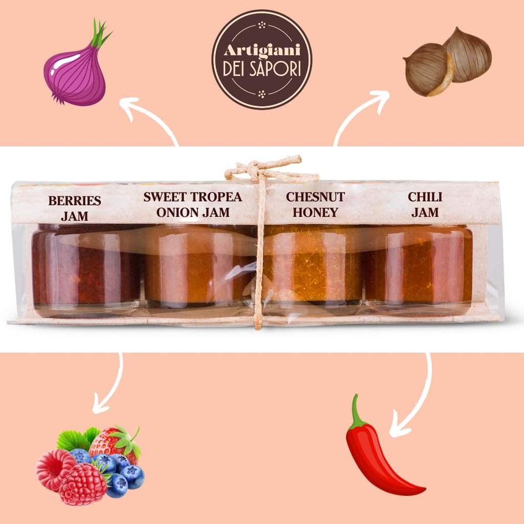 Artigiani dei Sapori, 4 Pack, Cheese Board Condiments, each 1.3oz (36g)