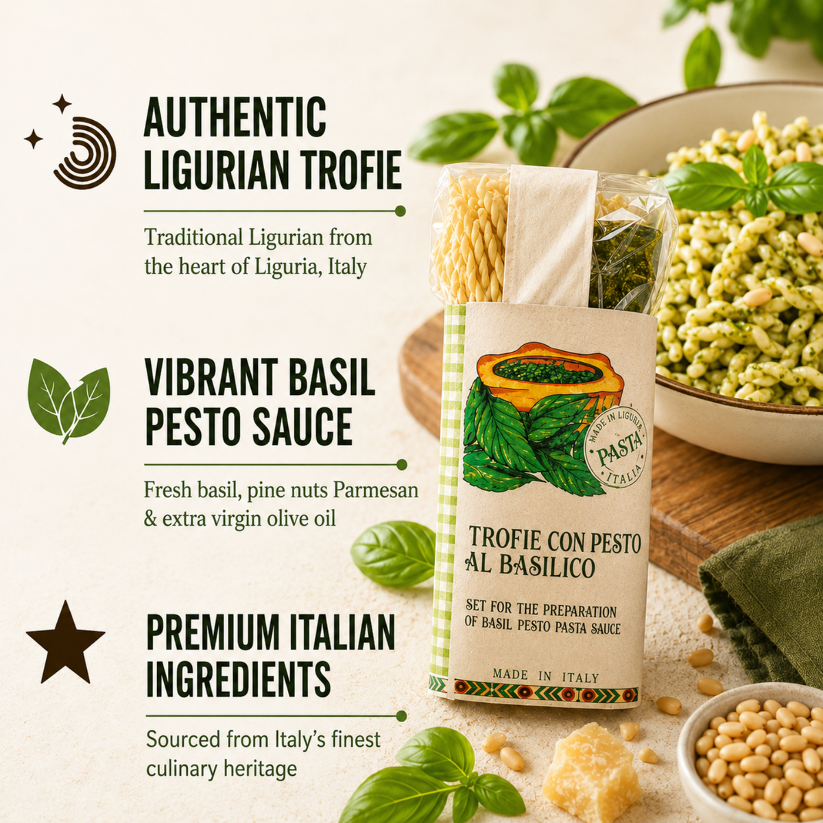 Artigiani dei Sapori, Pasta Gift Set Trofie Pasta