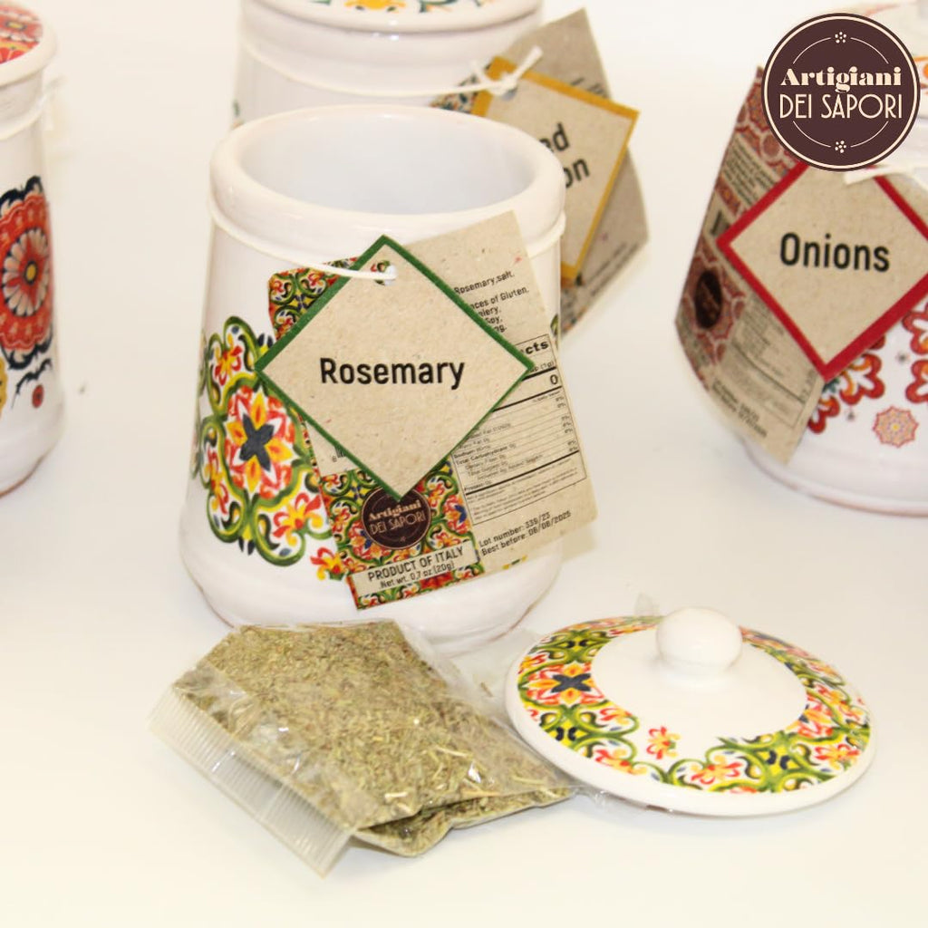 Artigiani dei Sapori, Rosemary in Ceramic Ja, 0.7oz (19g)