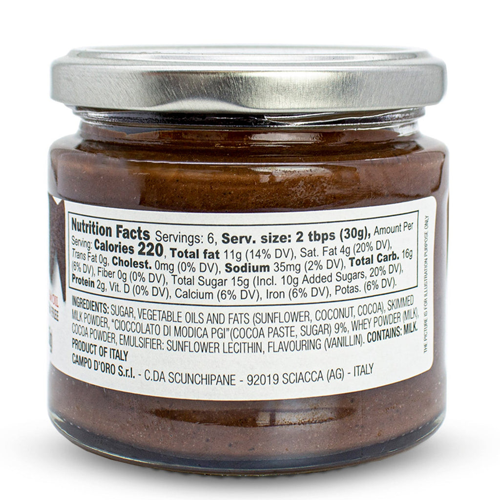 Campo D'Oro, Premium Chocolate Spread, 6.35 oz