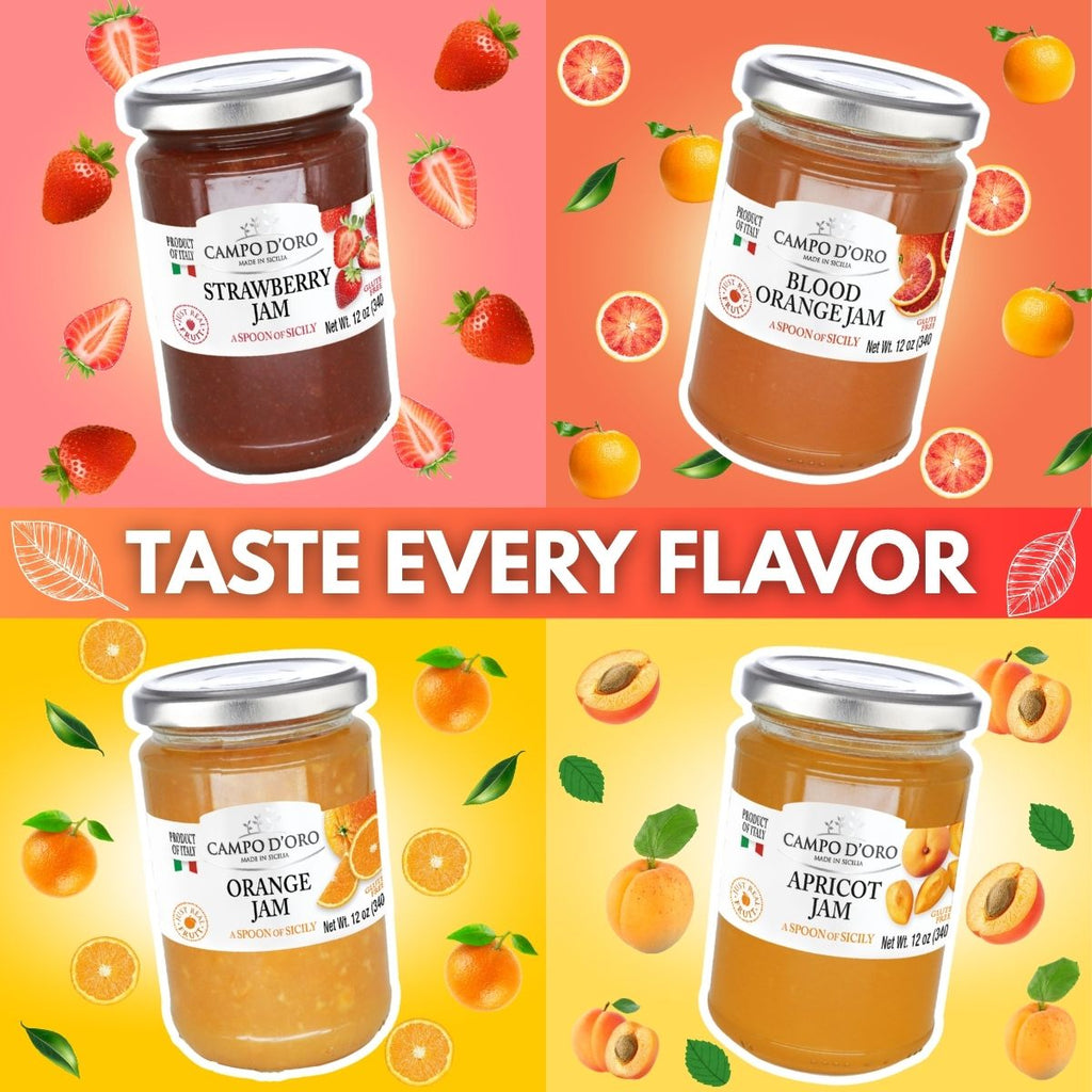 Campo D'Oro, Sicilian Orange Marmalade, 12 oz (340g)