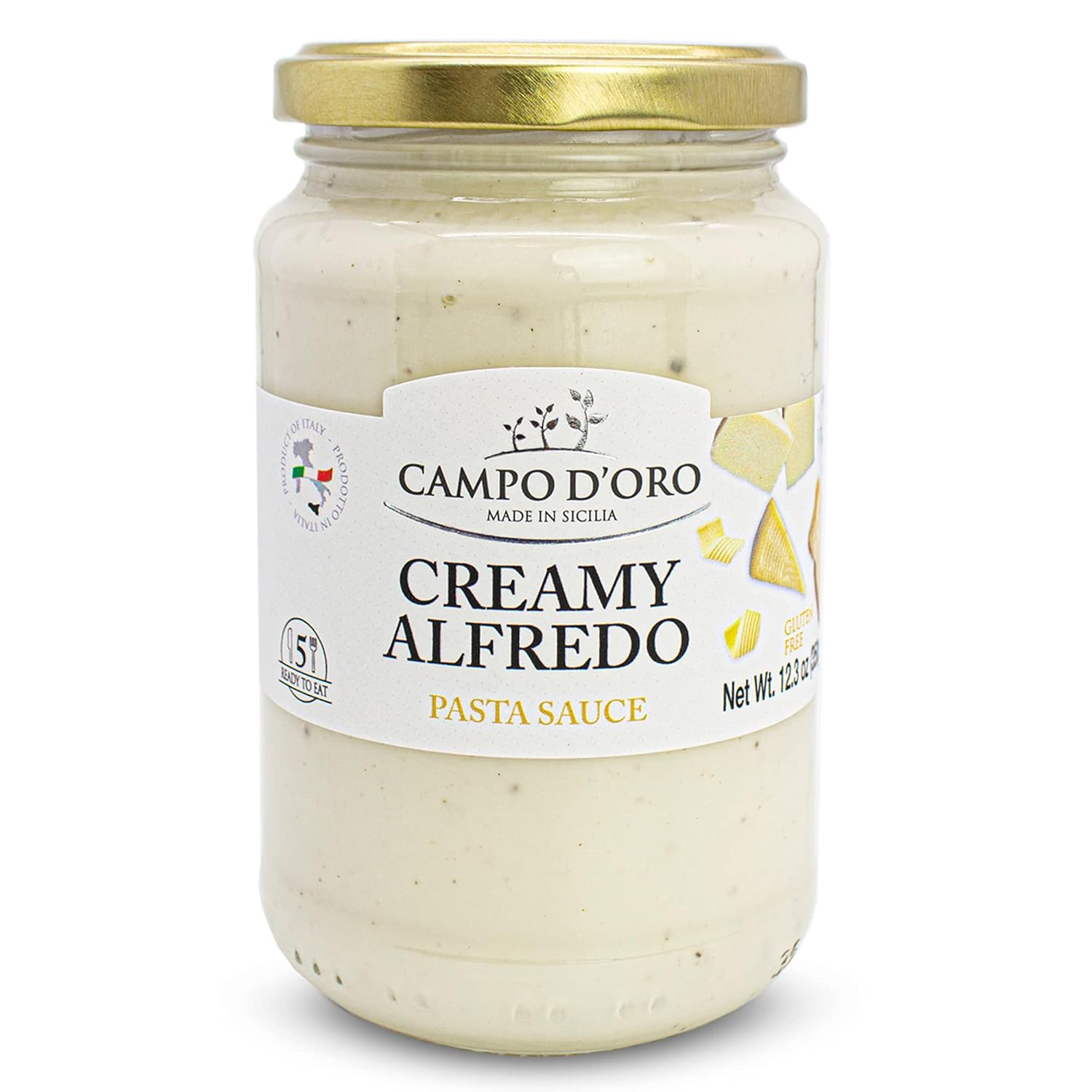 Campo D'Oro, Creamy Alfredo Pasta Sauce, 12.3 oz (348g)