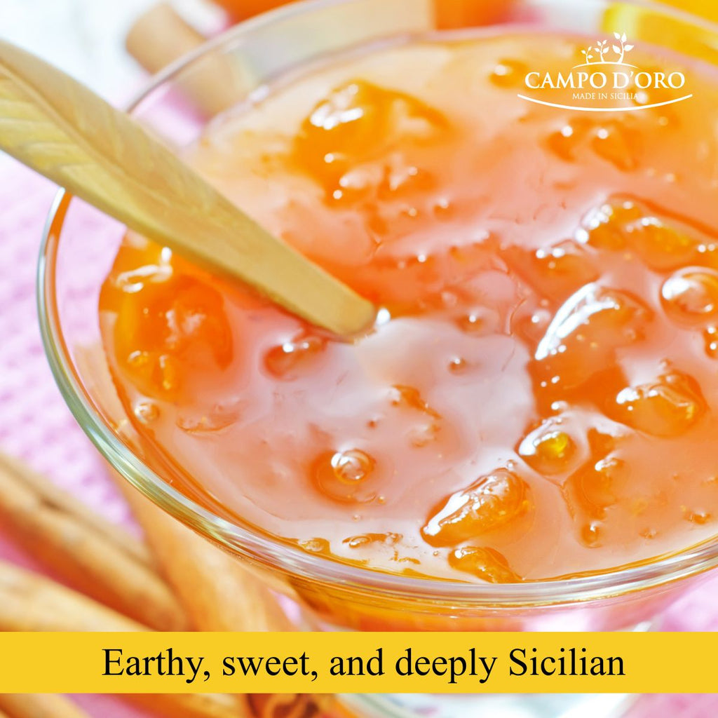 Campo D'Oro, Sicilian Orange Marmalade, 12 oz (340g)