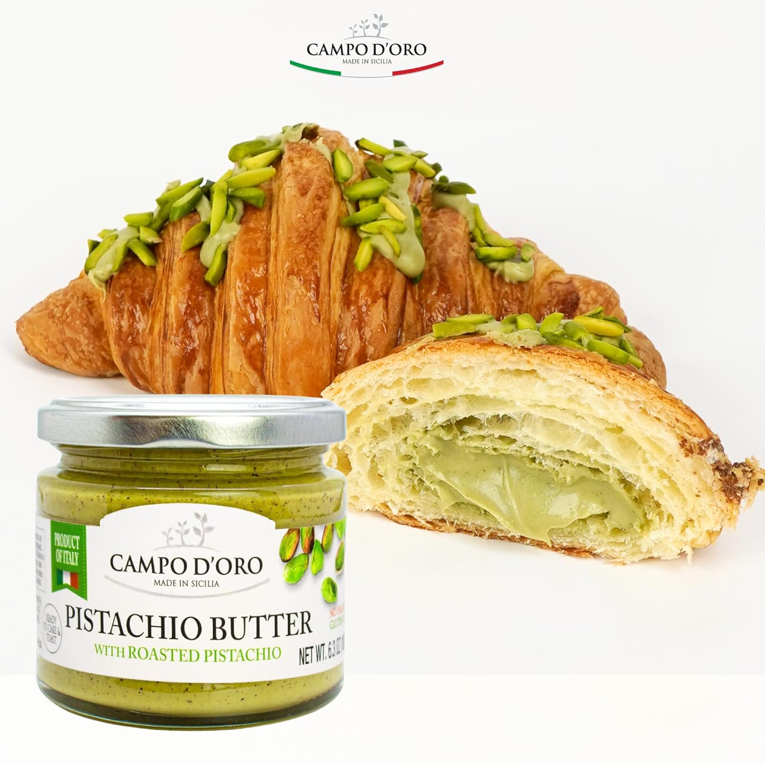 Campo D'Oro, Pistachio Butter Cream, 6.35 oz