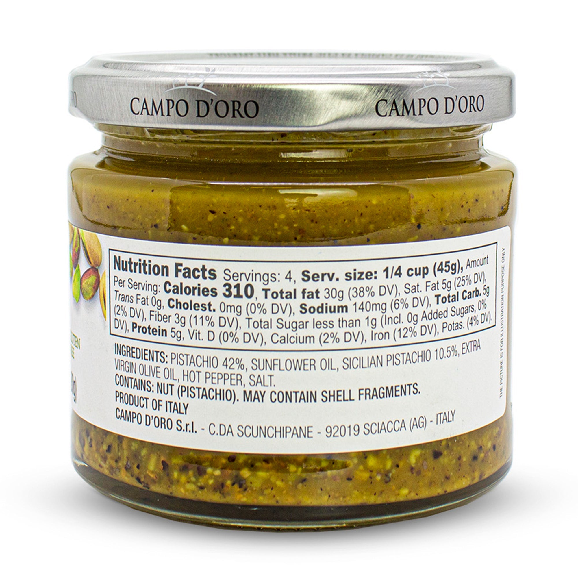 Campo D'Oro, Pistachio Pesto, 6.35 oz