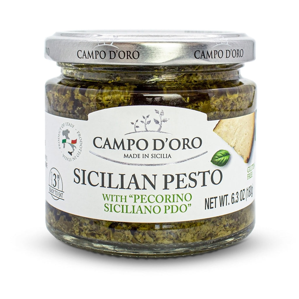 Campo D'Oro, Basil Pesto with Pecorino, 6.35 oz