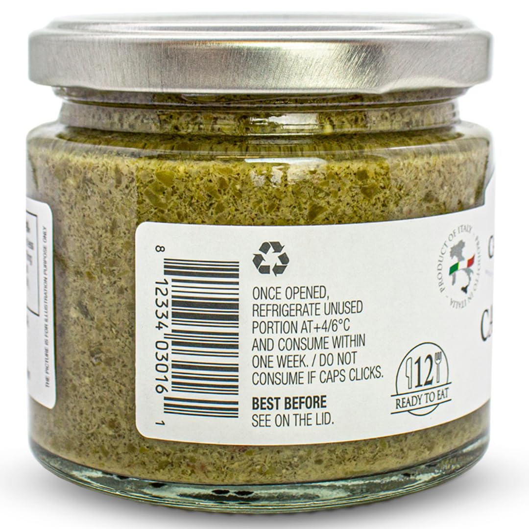 SALE! Campo D'Oro Capers And Sicilian Almond Pate, 6.35oz (180g)