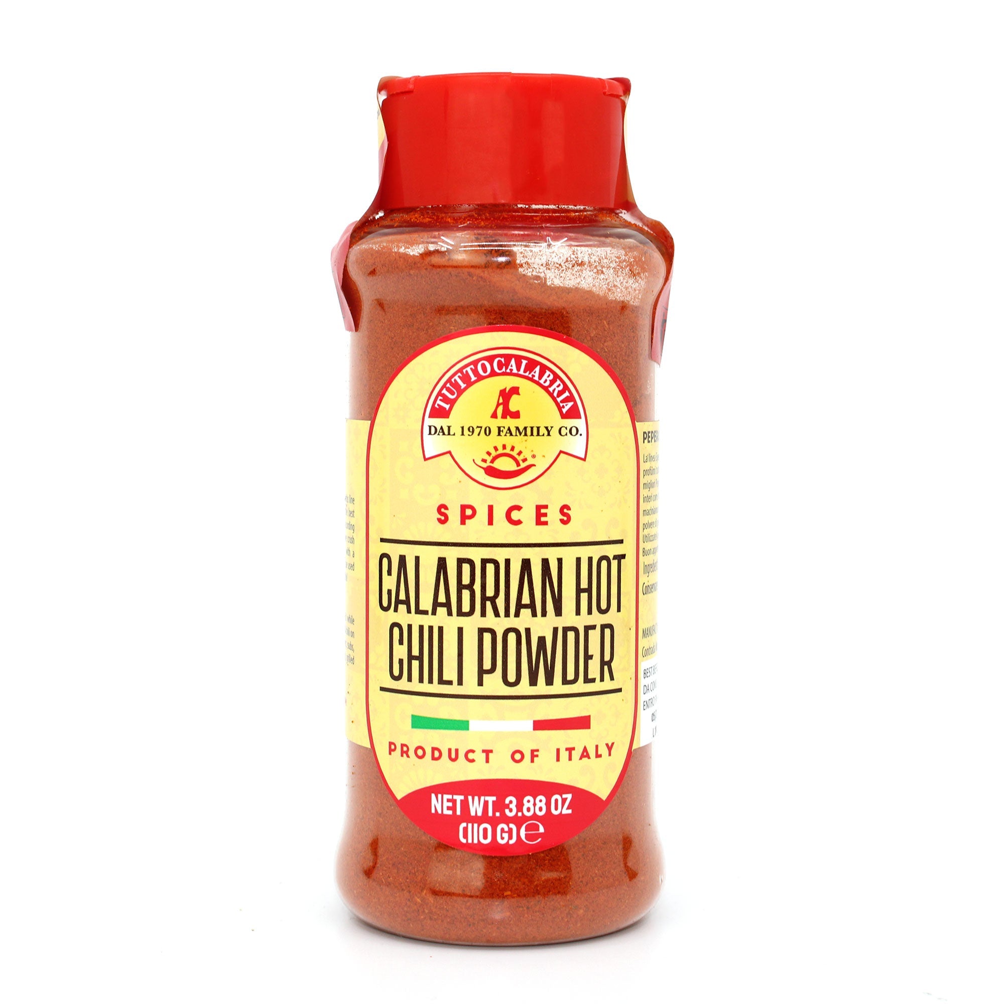 TuttoCalabria Hot Calabrian Chili Powder Shaker (3.88 oz)