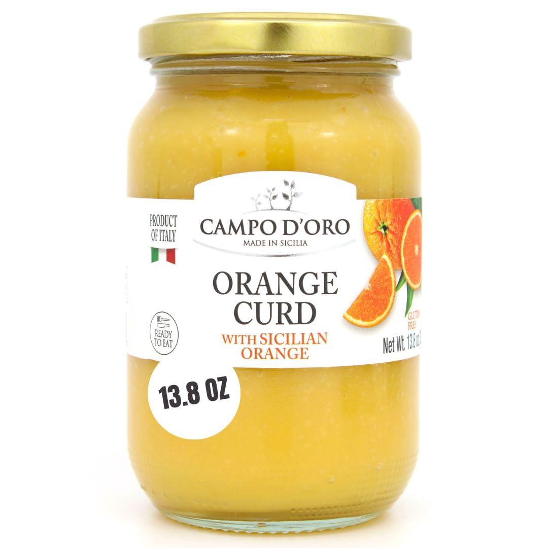 Campo D'Oro, Orange Curd, Sicilian Orange custard cream 13.8 oz