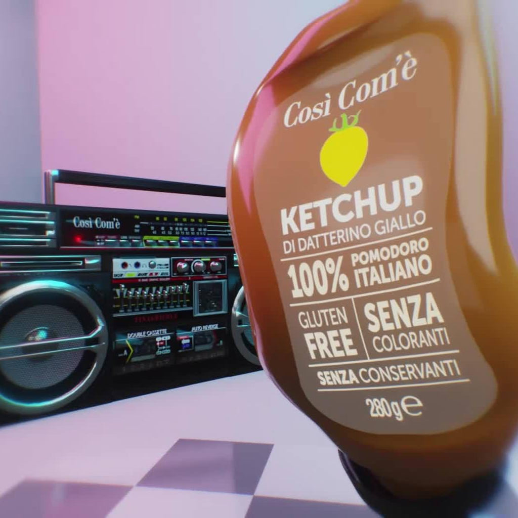 Così Com’è, Italian Yellow Tomato Ketchup – 9.88 oz (280 g)