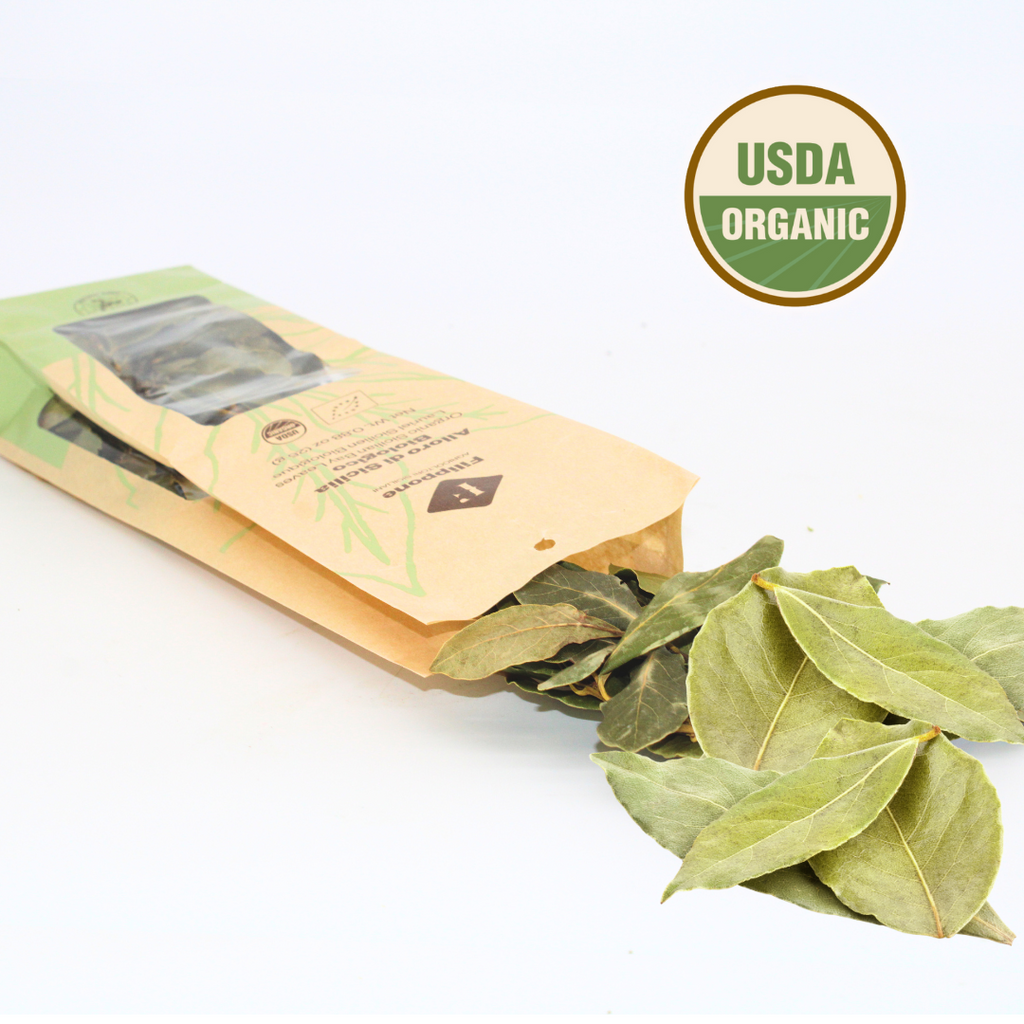 Filippone, Organic Bay Leaves, Italian Dried Leaf 0.88oz (25g)