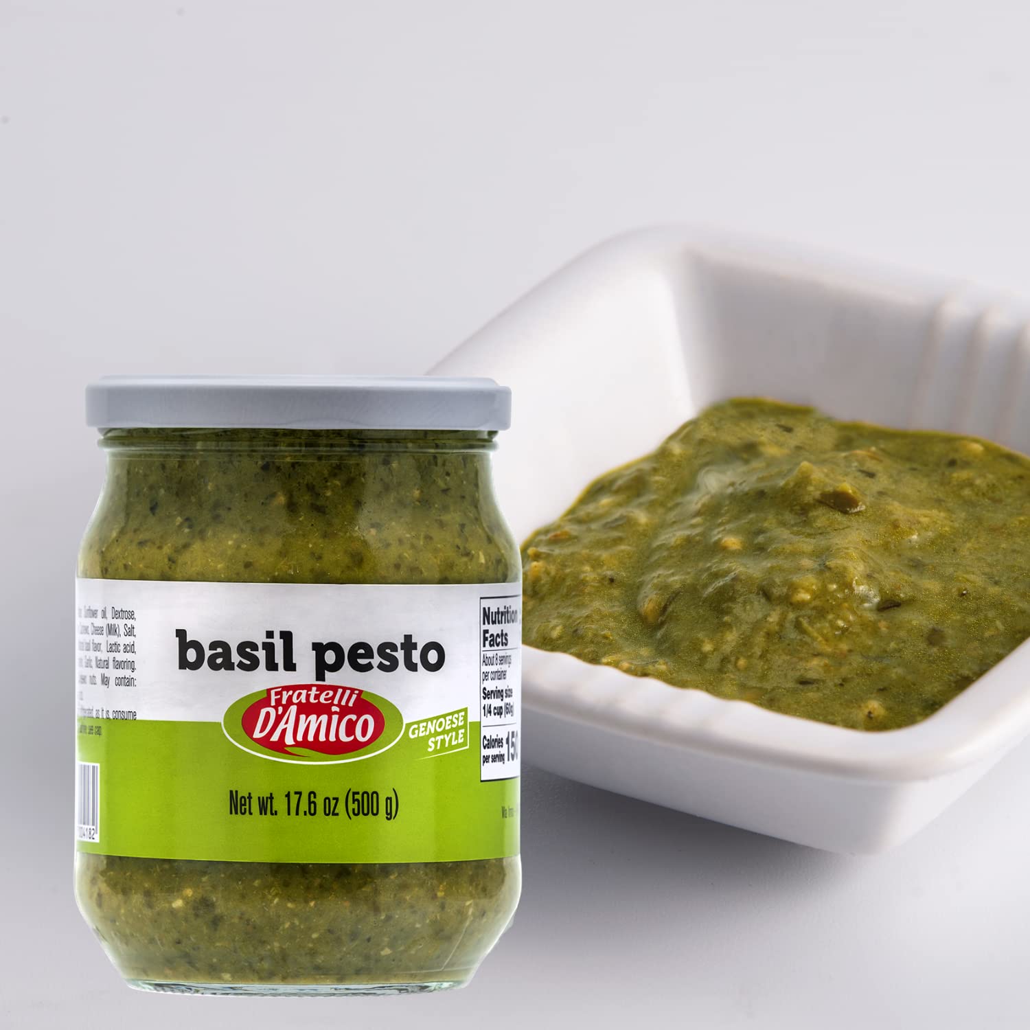 Fratelli D'Amico, Basil Pesto, Pesto Pasta, 17.6oz