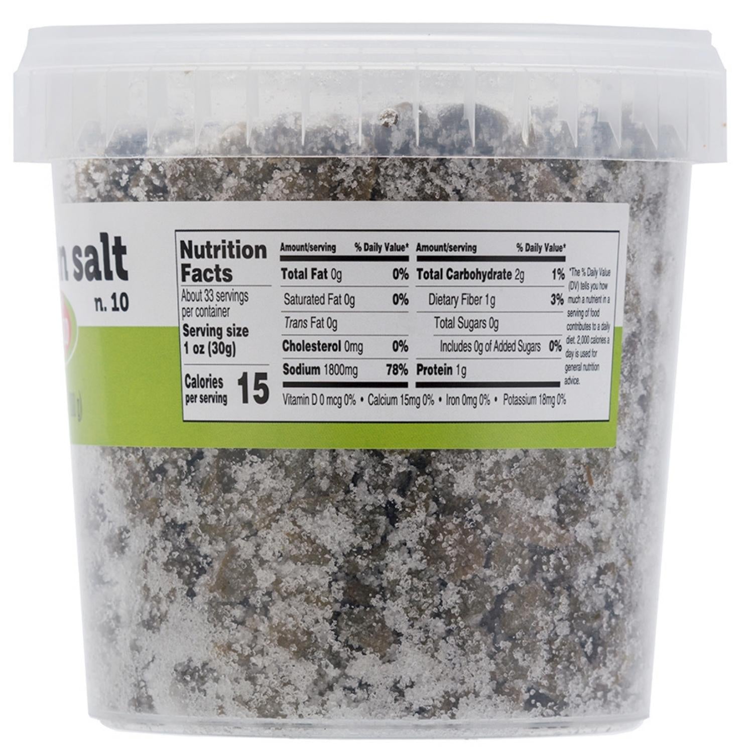 Fratelli D'Amico, Capers in Salt n.10 Family Size, 35.3oz, (1000g)