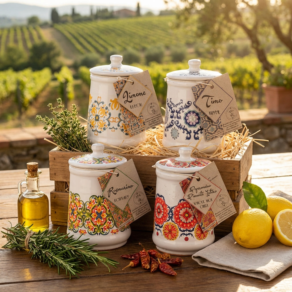 Artigiani dei Sapori, Dried Ground Sage in Ceramic Jar 0.7oz (19g)