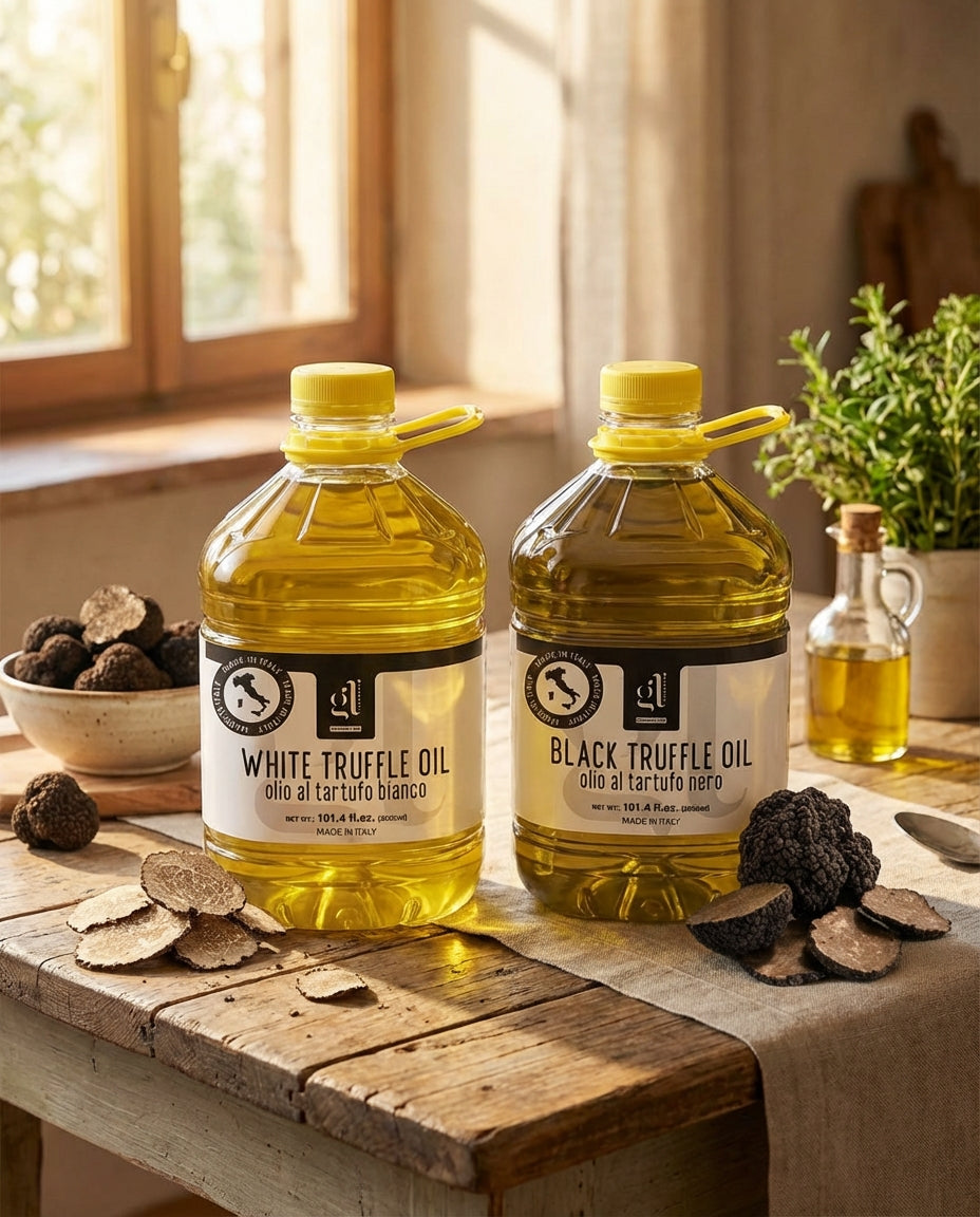 GL Truffle Gourmet, Black Truffle Oil, Bulk, 3 liters (97 fl.oz)