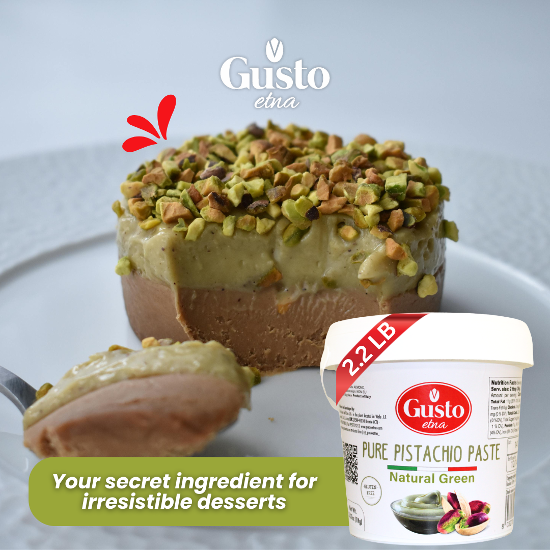 Gusto Etna 100% Pistachio Paste – 1kg / 2.2 lb