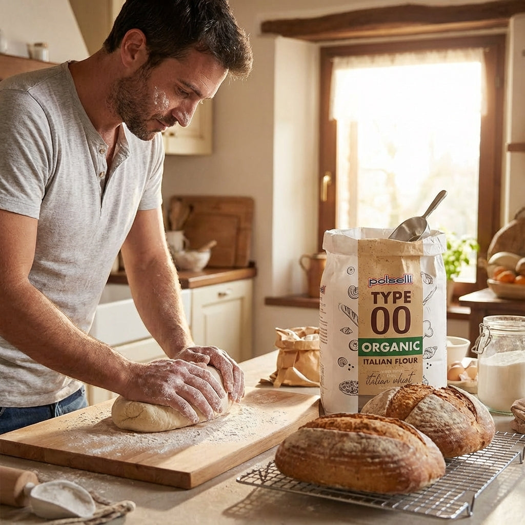 Polselli, Organic Tipo 00 Italian Flour – 5 kg (11 lb)