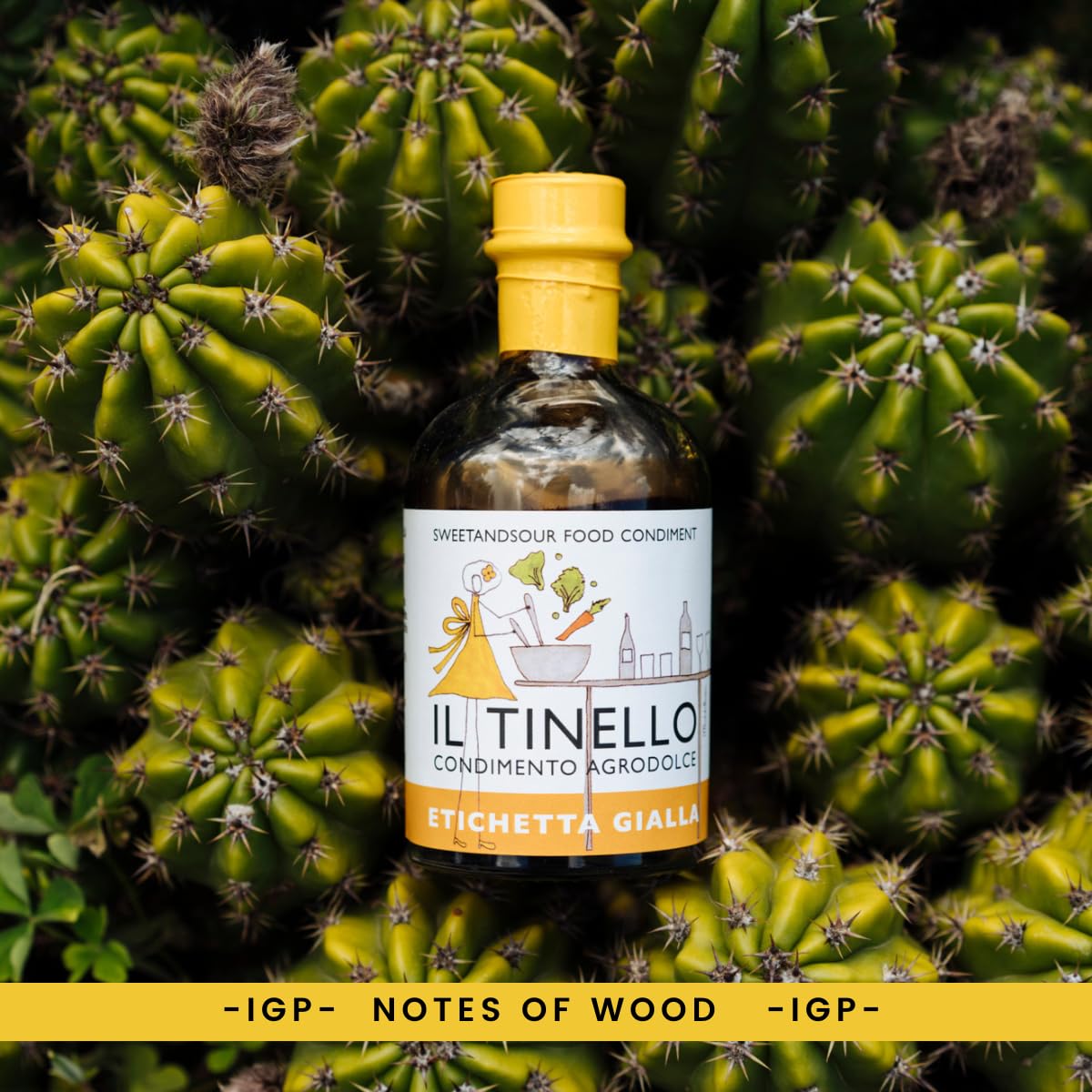 IL TINELLO, Aceto Balsamico di Modena IGP, Yellow Label, (8.5 fl oz) 250ml