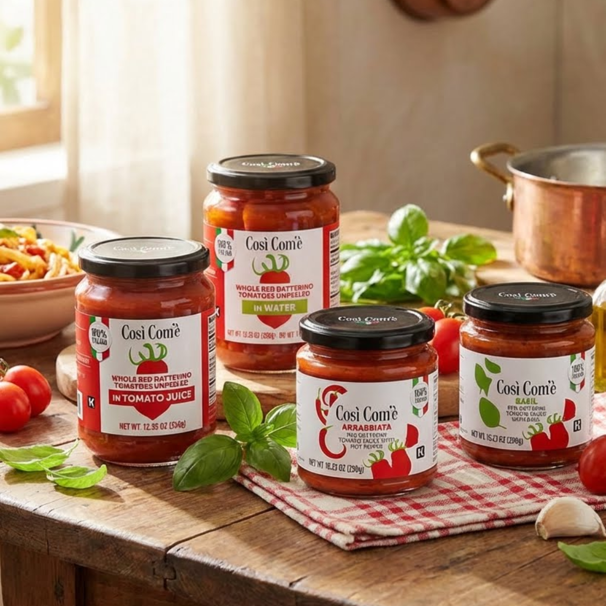 Così Comè Datterini Tomatoes in Juice – 12.3 oz (350 g)