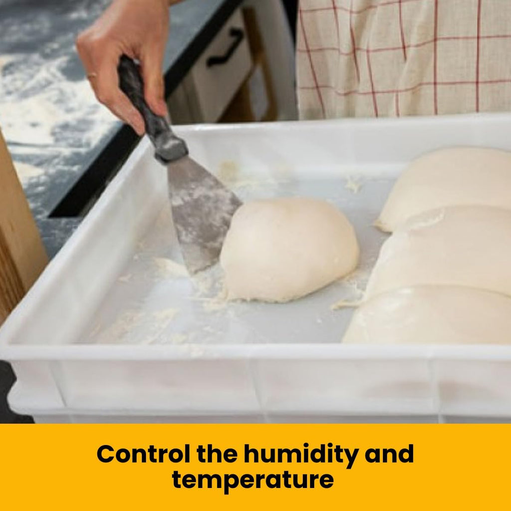 L'Oro Del Sud, 5 Dough Proofing Box Trays with 1 Lid, White, 6 Pack
