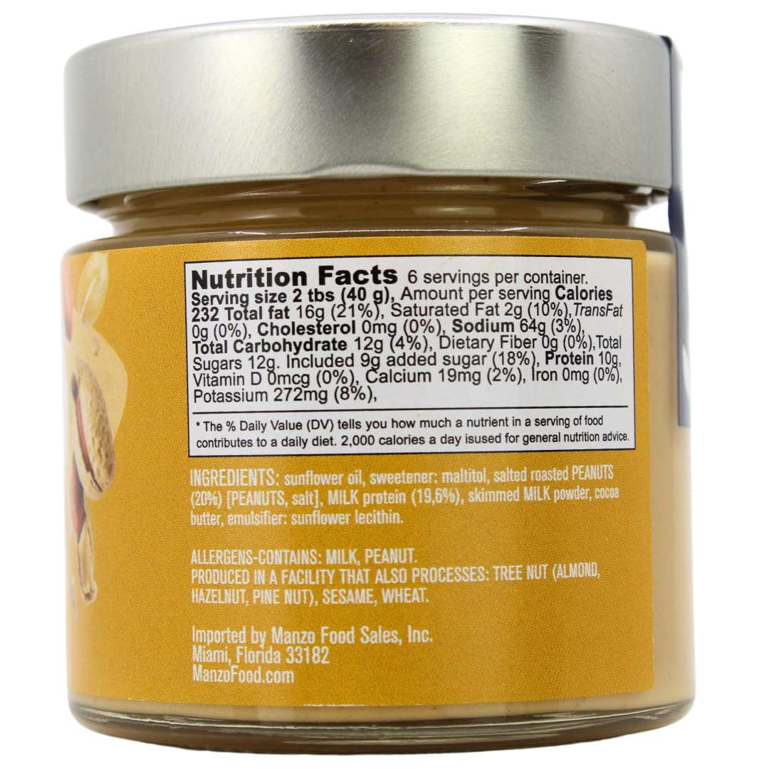 L'Oro Del Sud, Peanut Butter Protein Spread, 7oz (200g)