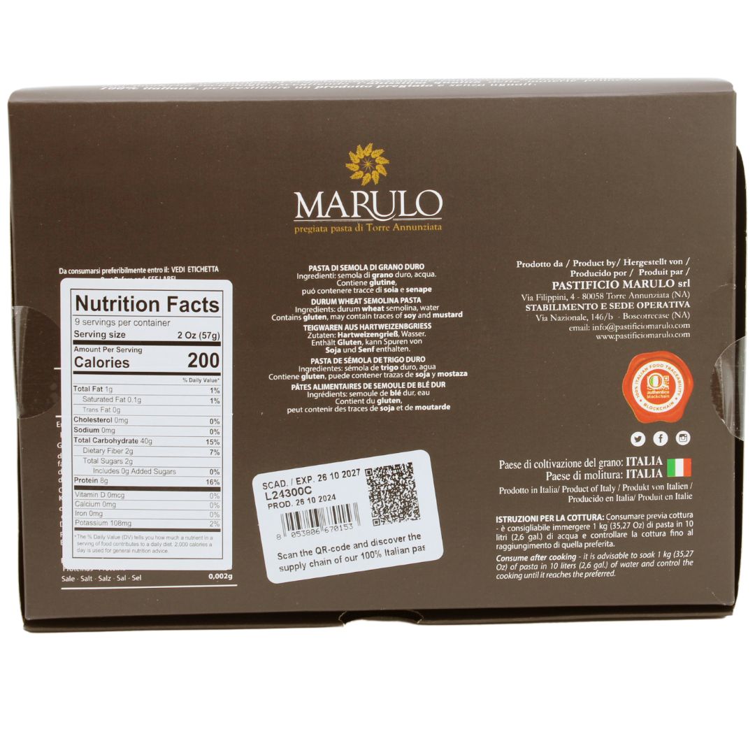 Marulo, Rigatoni Homemade Artisan Pasta 500g