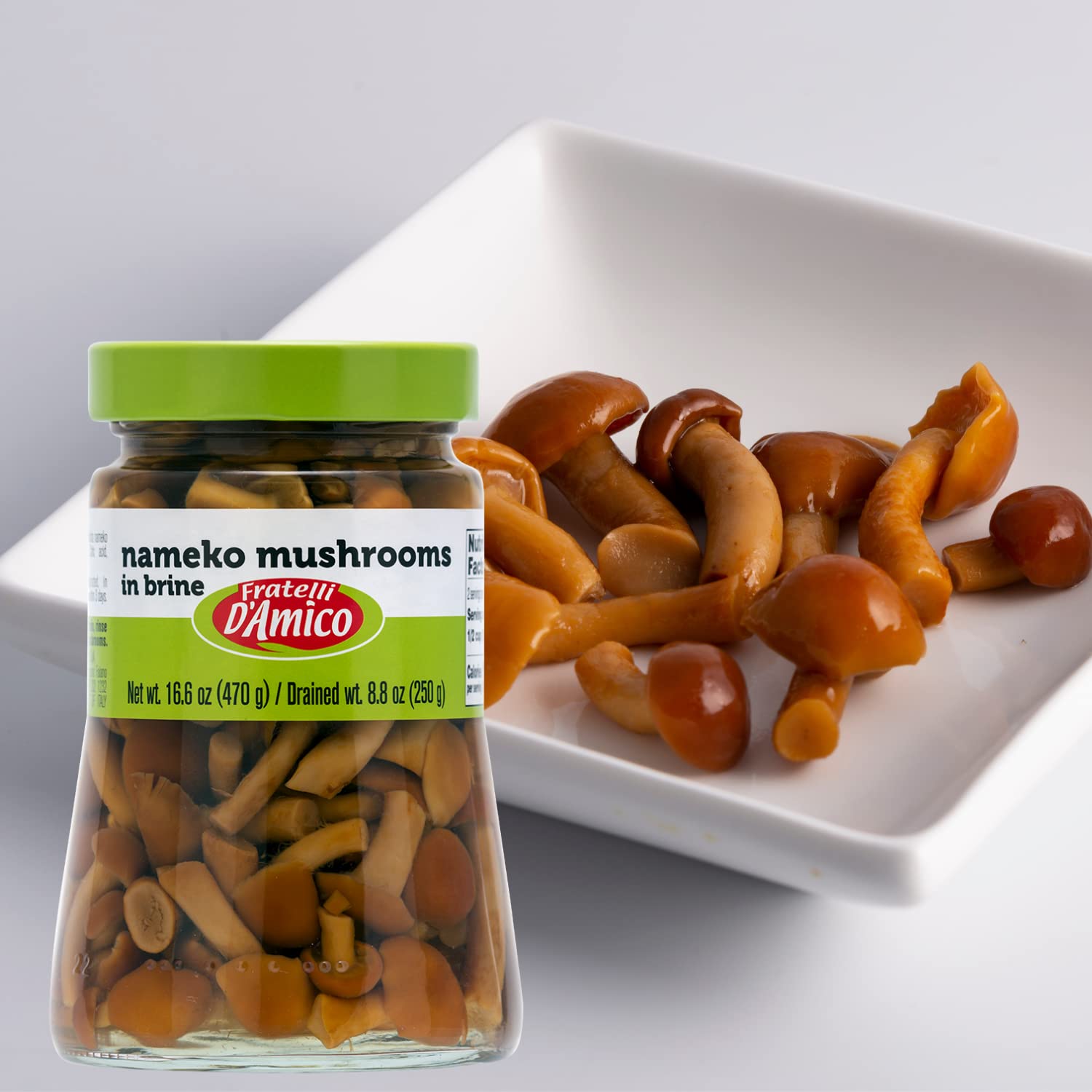 Fratelli D'Amico Nameko Mushooms, 16.6oz (470g)