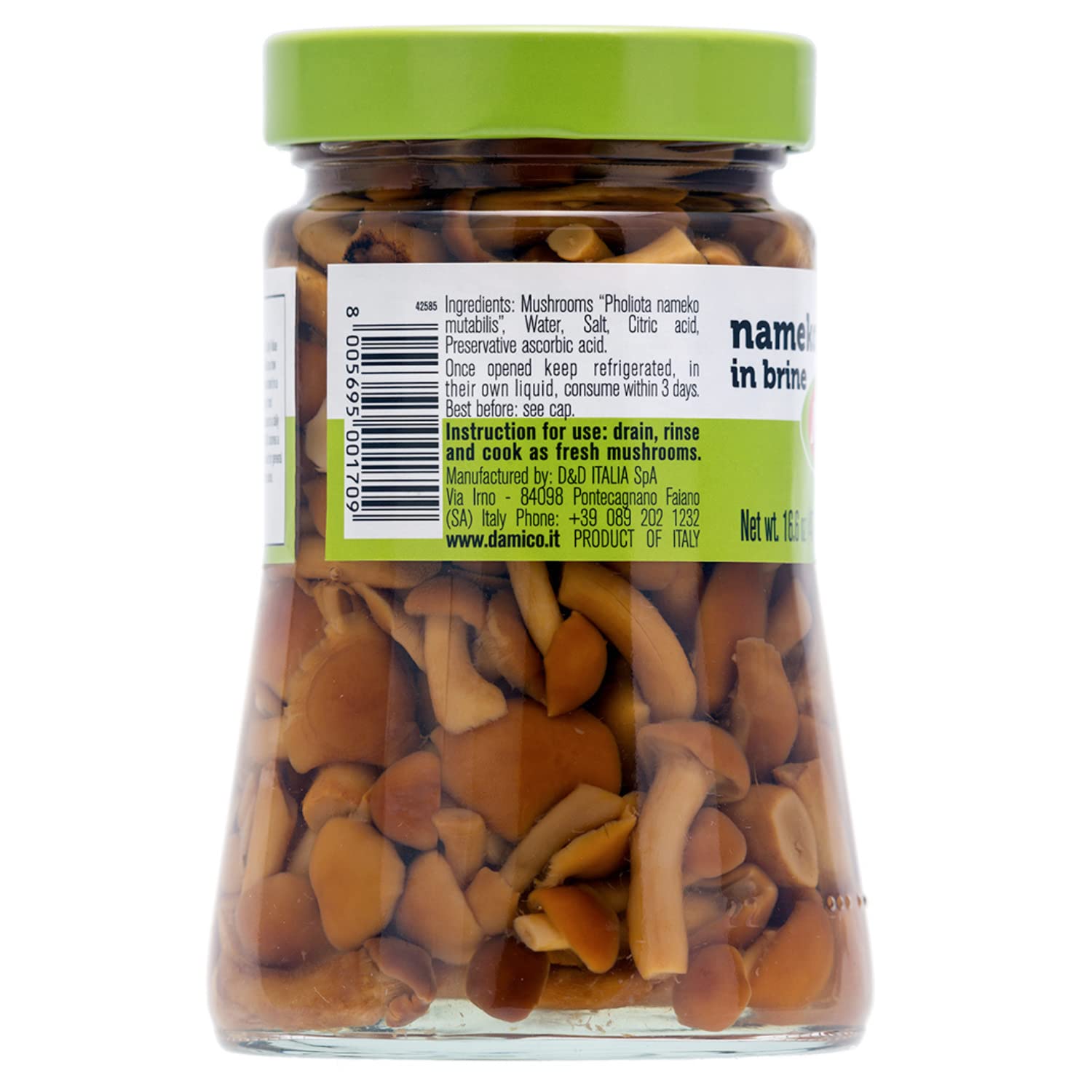 Fratelli D'Amico Nameko Mushooms, 16.6oz (470g)