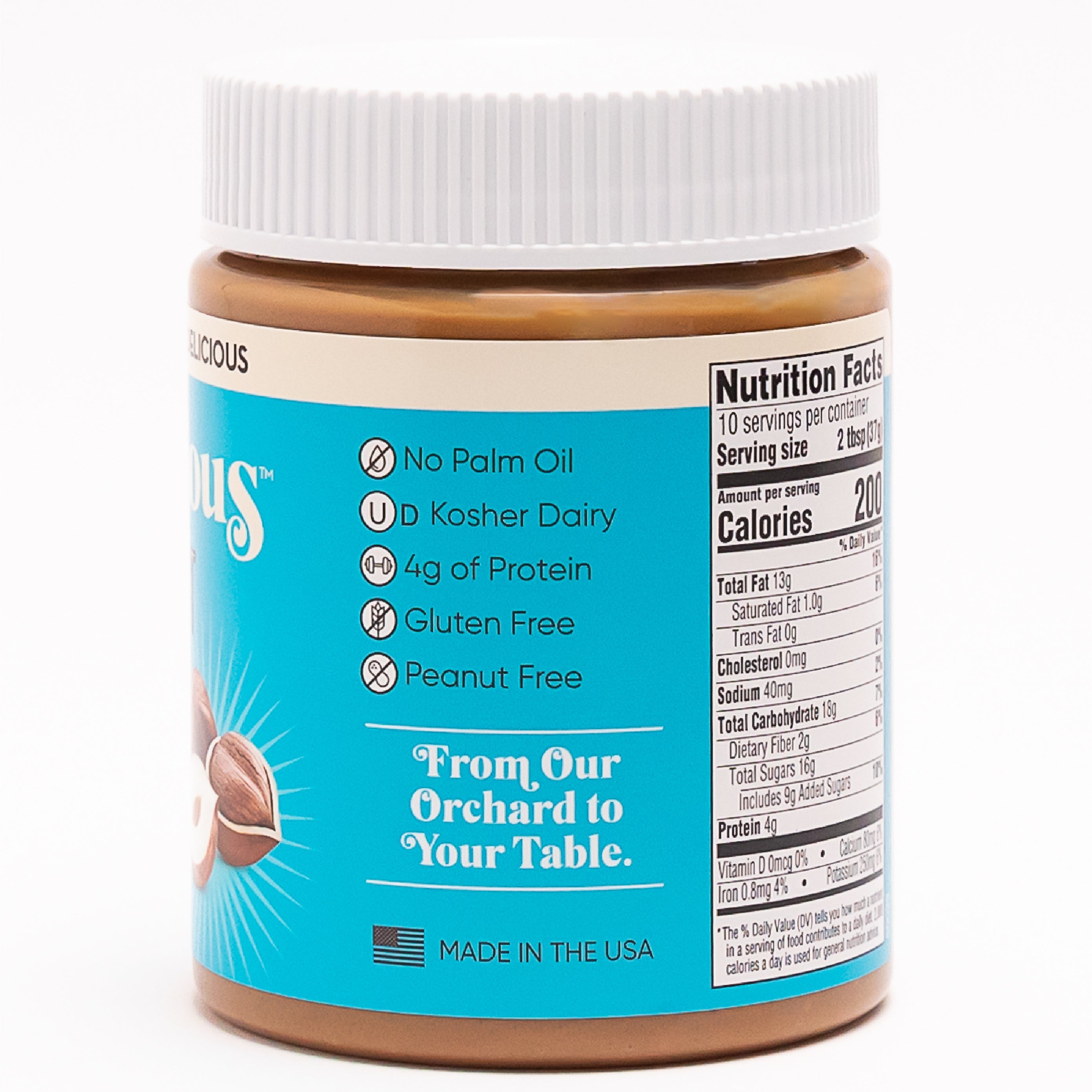 Nutlicious, Hazelnut Butter, (13 oz)