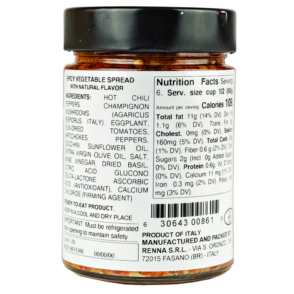 SALE! Renna, Hot Spread Sauce, 10.58oz
