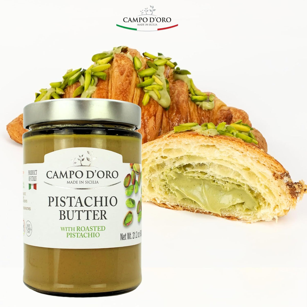 Campo D'Oro, Pistachio Butter Cream, 21.2oz