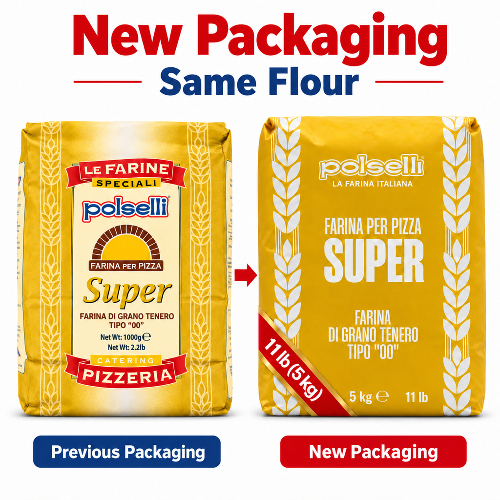 Polselli, Super Tipo 00 Pizza Flour, 11 lb (5 kg)