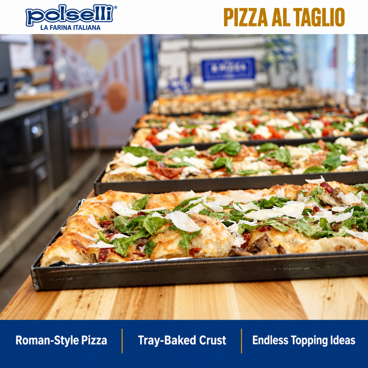 Polselli, Super Tipo 00 Pizza Flour, 11 lb (5 kg)