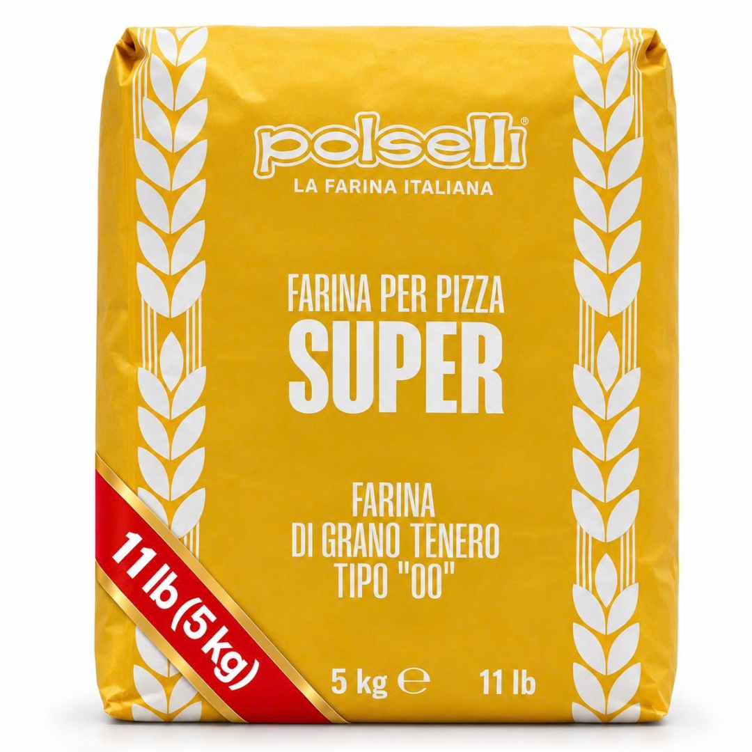 Polselli, Super Tipo 00 Pizza Flour, 11 lb (5 kg)