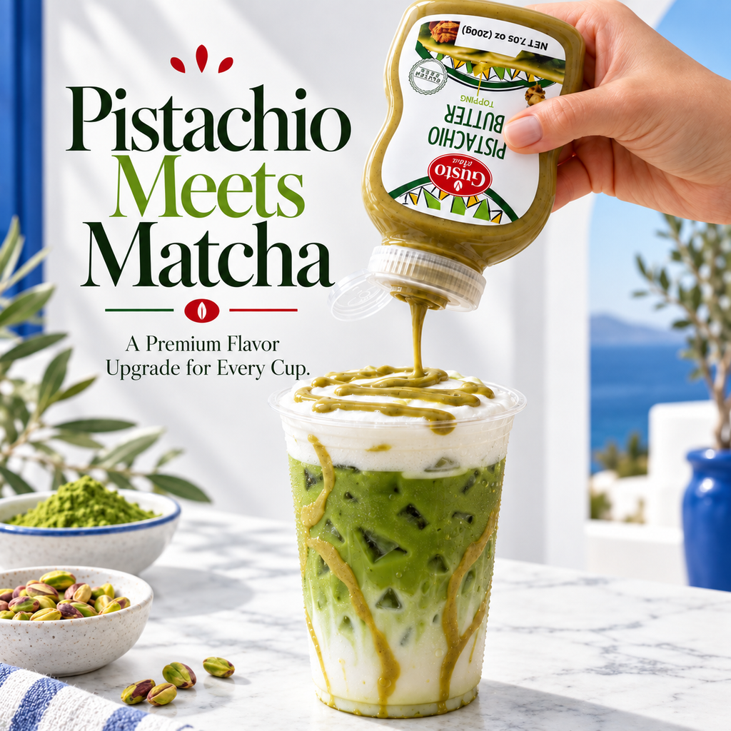 Gusto Etna Sicilian Pistachio Cream Squeeze Pouch – 20% Pistachio – 200g (7.05 oz)
