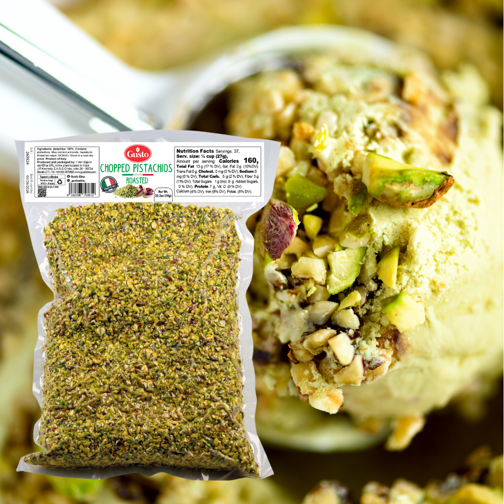 Gusto Etna Roasted Chopped Pistachios – 1kg / 2.2 lb Bulk