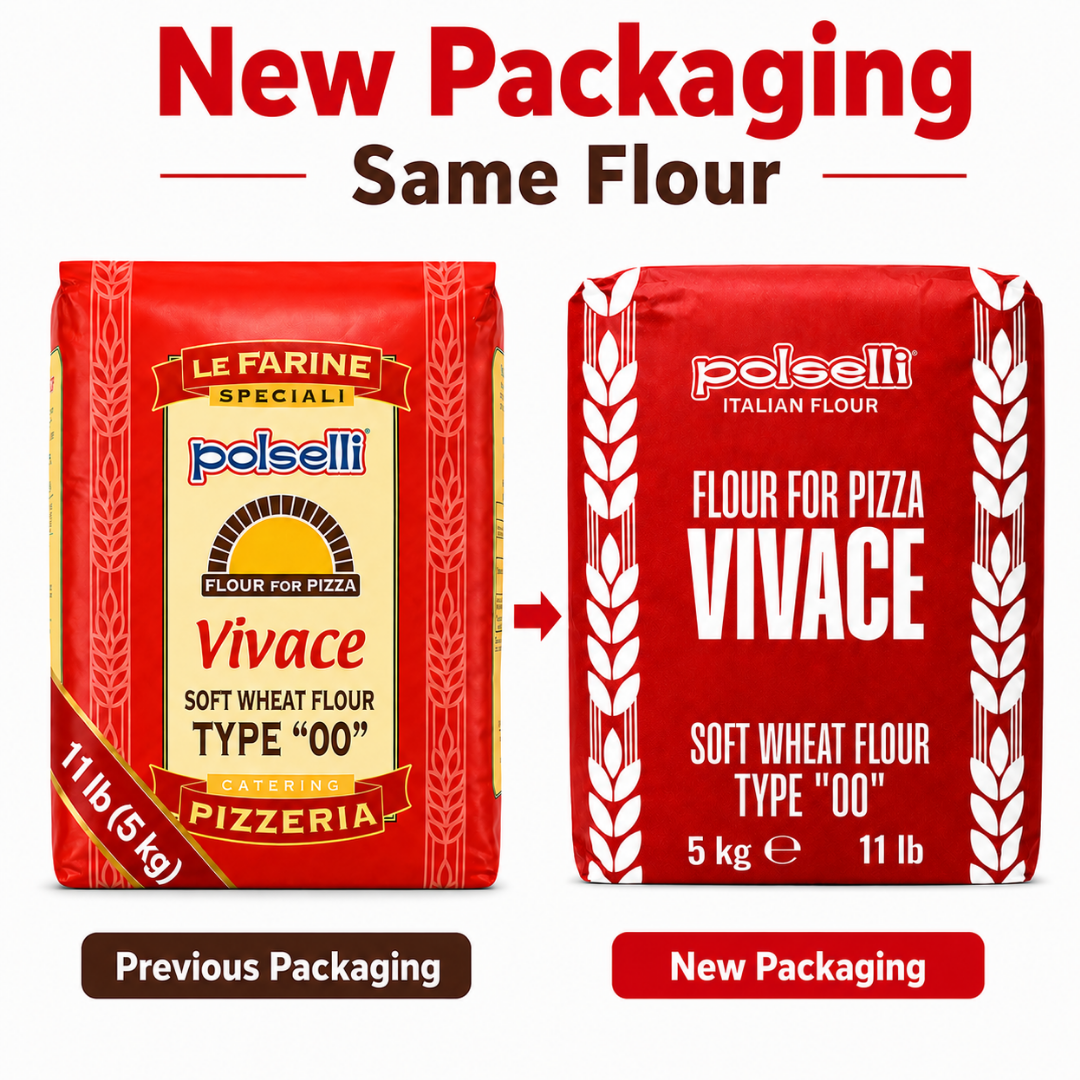 Polselli, Vivace Tipo 00 Pizza Flour, 11lb (5 kg)