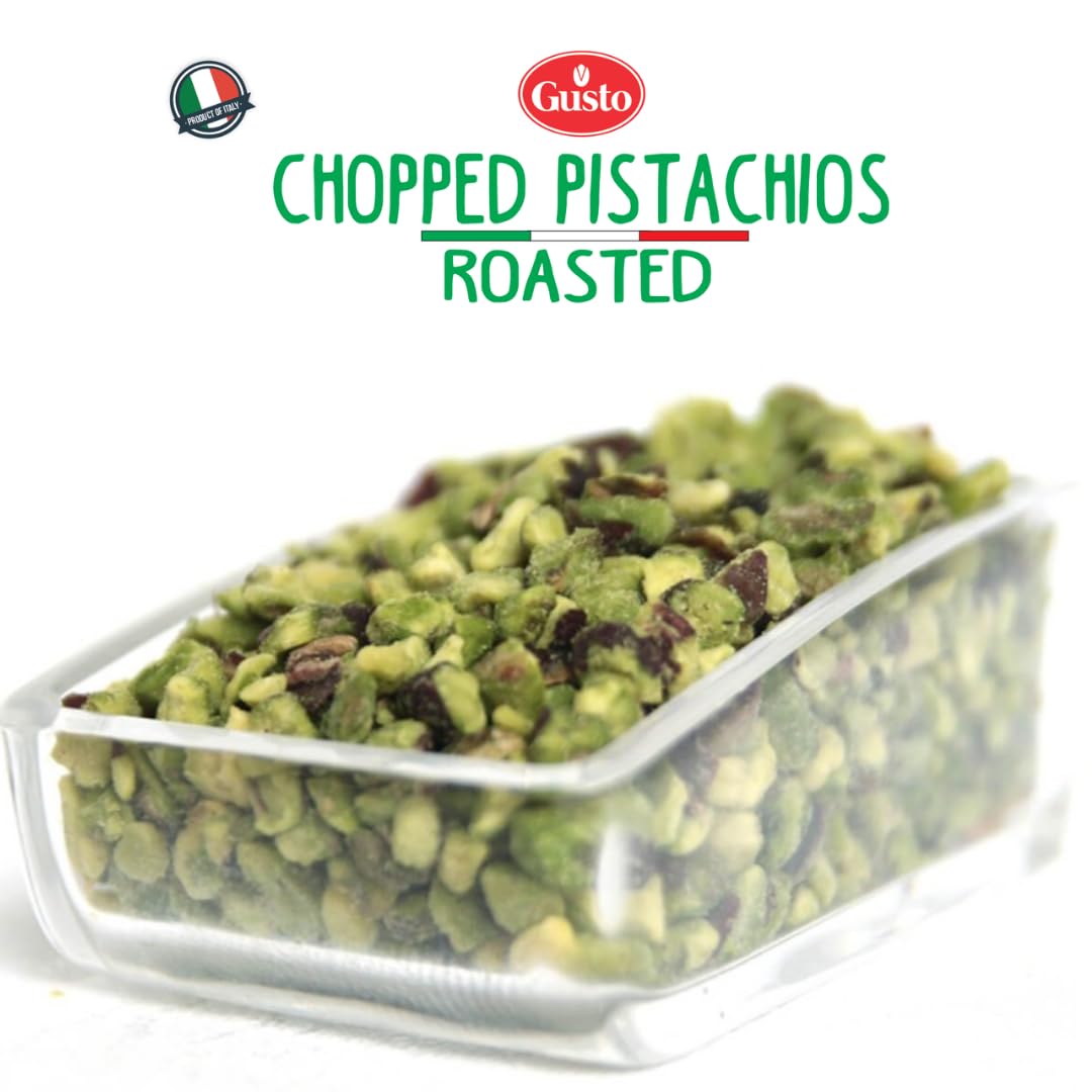Gusto Etna Roasted Chopped Pistachios – 1kg / 2.2 lb Bulk
