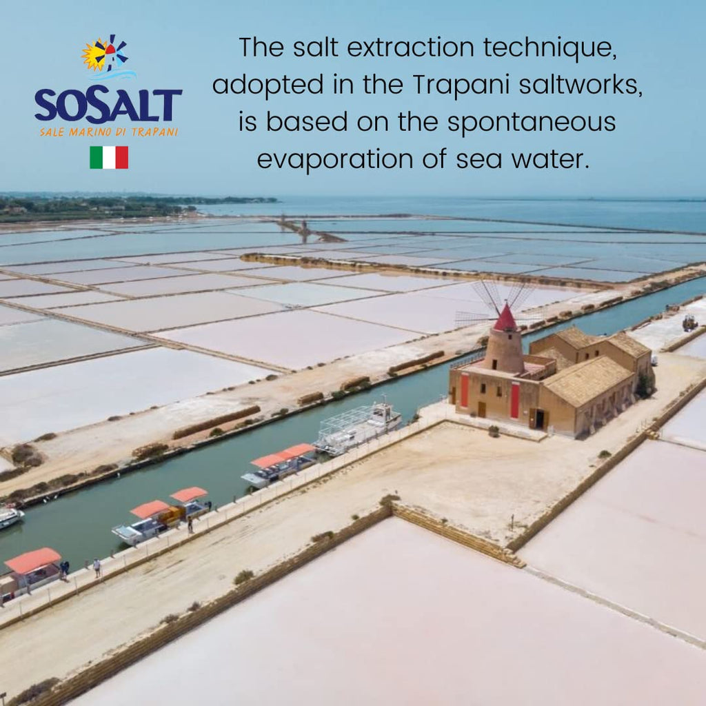 SoSalt Coarse Sea Salt from Sicily | Bulk Foodservice Bag 10 kg (22 lb) | Kosher, All Natural