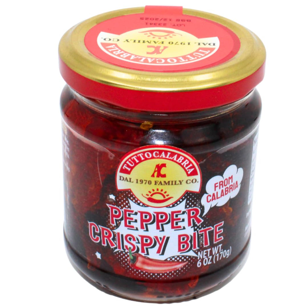 SALE! TuttoCalabria, Crispy Calabrian Chili Peppers in Oil, Mild Chili Crisps 6oz