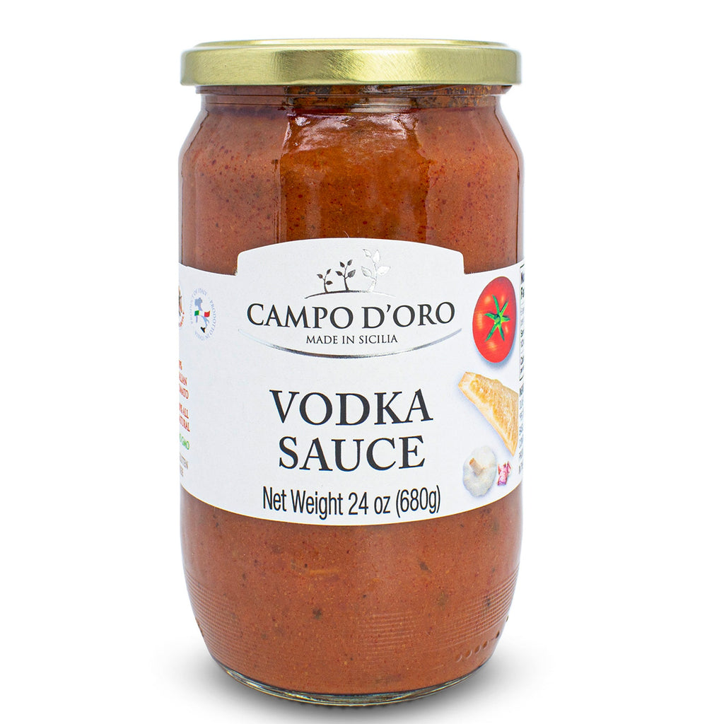 Campo D'Oro, Vodka Sauce Made with Parmigiano Reggiano and Italian Tomatoes 24oz