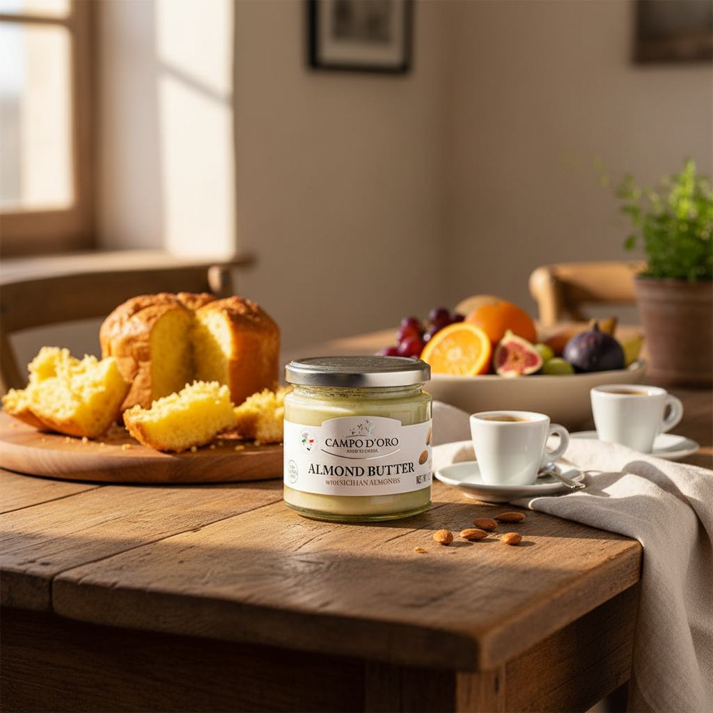 Campo D'Oro, Almond Sweet Cream Spread, 6.35 oz
