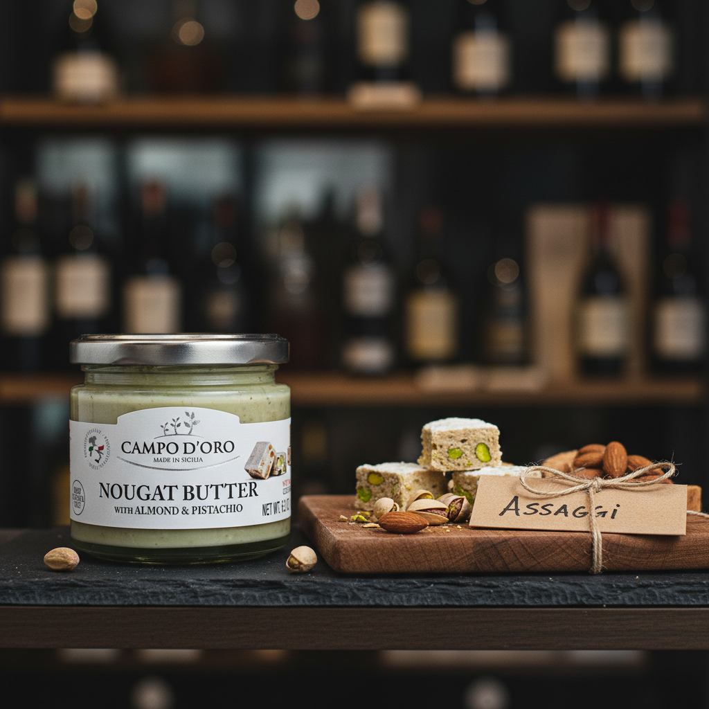 Campo D'Oro, Nougat Butter Sweet Cream Spread, 6.35 oz