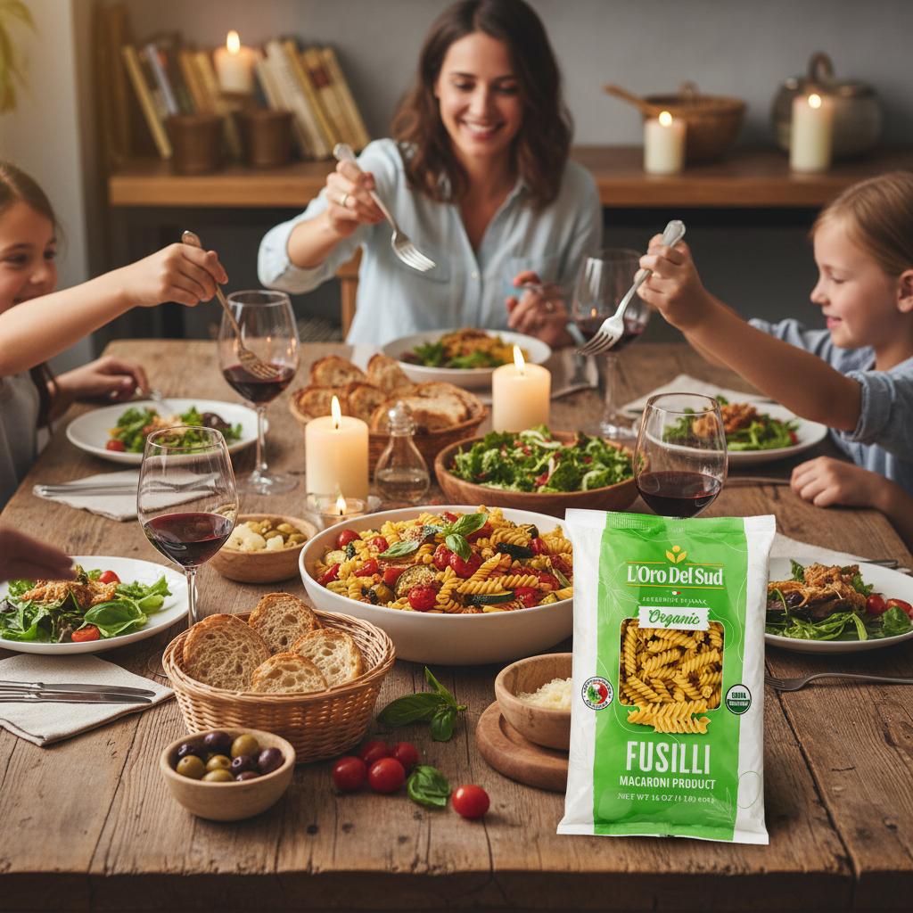 L'Oro Del Sud, Organic Fusilli Pasta, 20 Pack x 1 lb