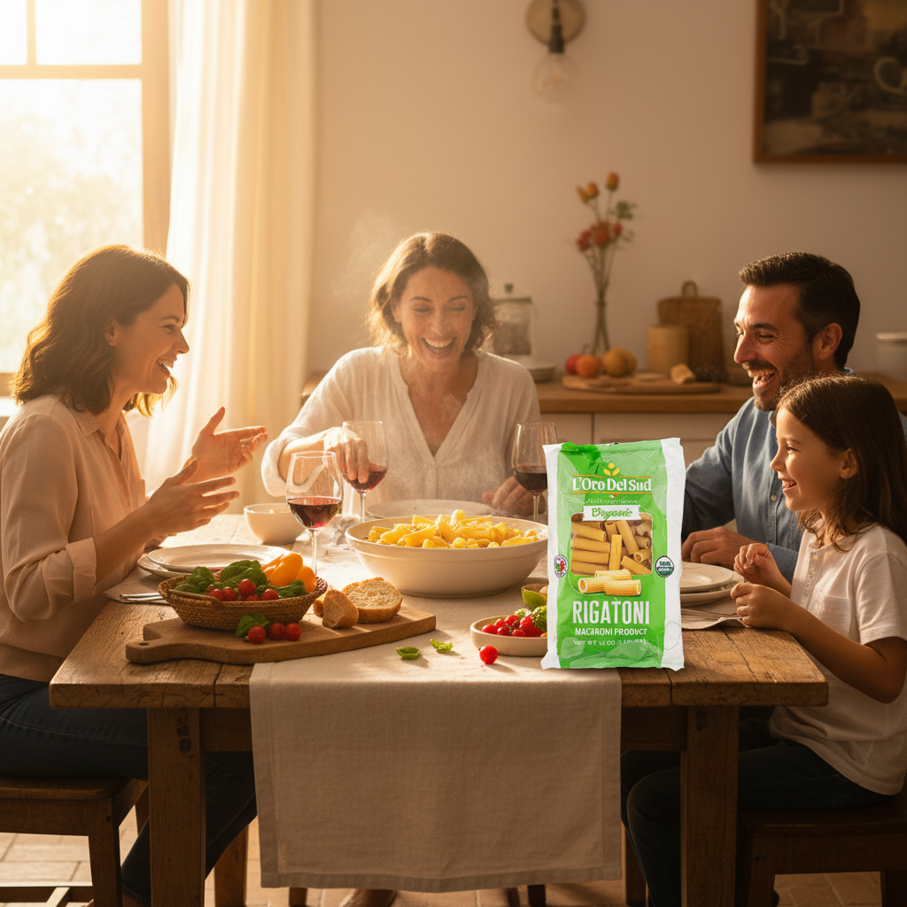 L'Oro Del Sud, Organic Rigatoni Pasta 20 Pack x 1 lb