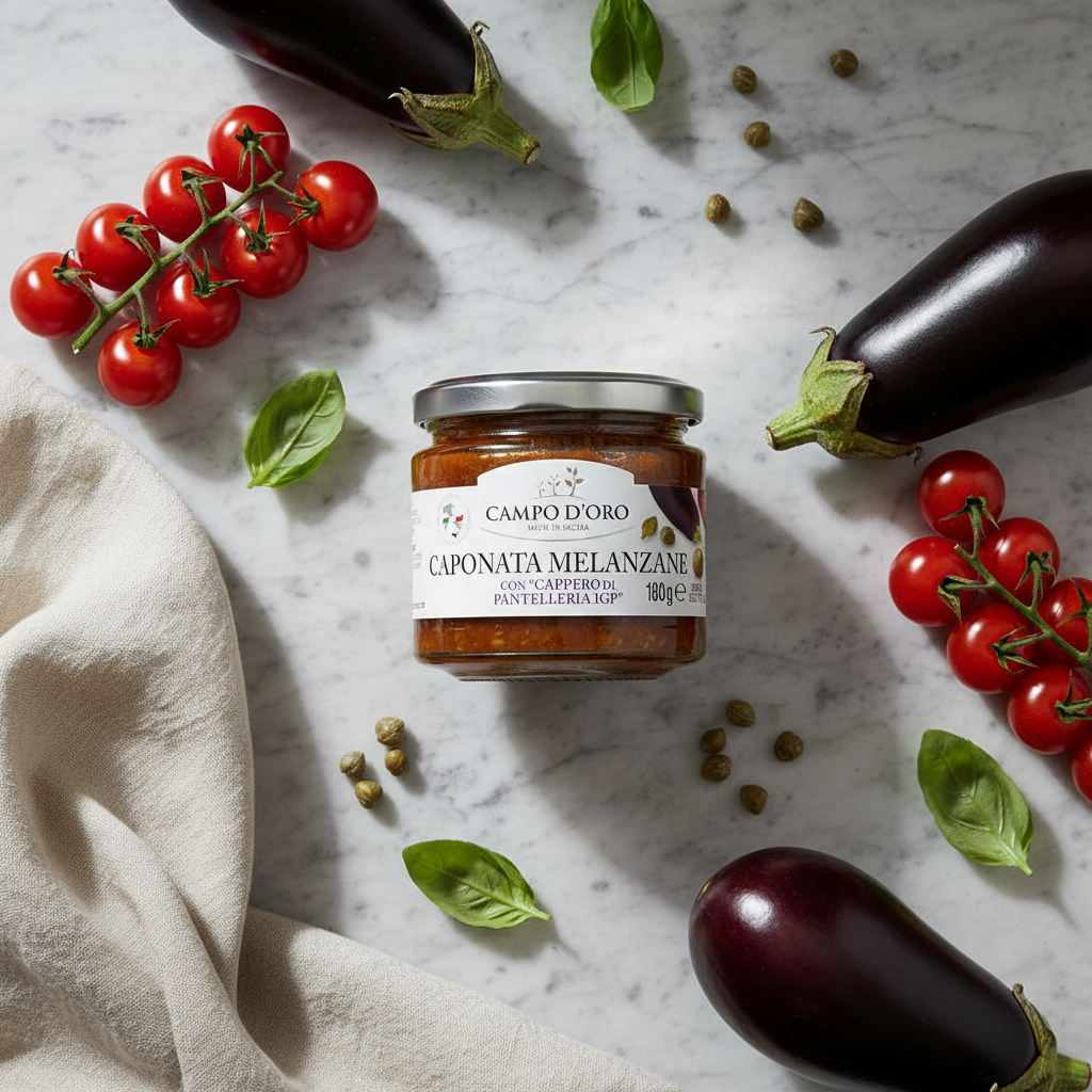 Campo D'Oro, Eggplant Caponata Appetizer,  6.35 oz